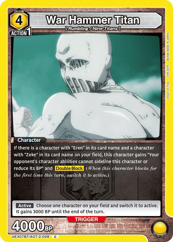 Image for War Hammer Titan (UEX07BT) (UEX07BT/AOT-2-028) - Union Arena