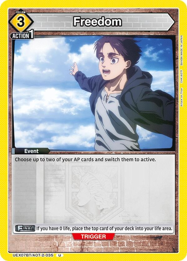 Image for Freedom (UEX07BT) (UEX07BT/AOT-2-035) - Union Arena