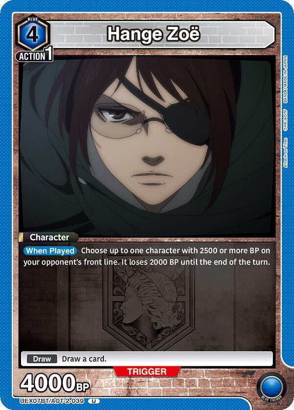Image for Hange Zoe (039) (UEX07BT) (UEX07BT/AOT-2-039) - Union Arena