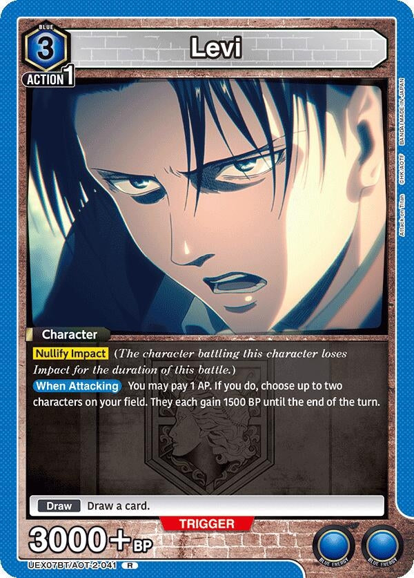 Image for Levi (041) (UEX07BT) (UEX07BT/AOT-2-041) - Union Arena