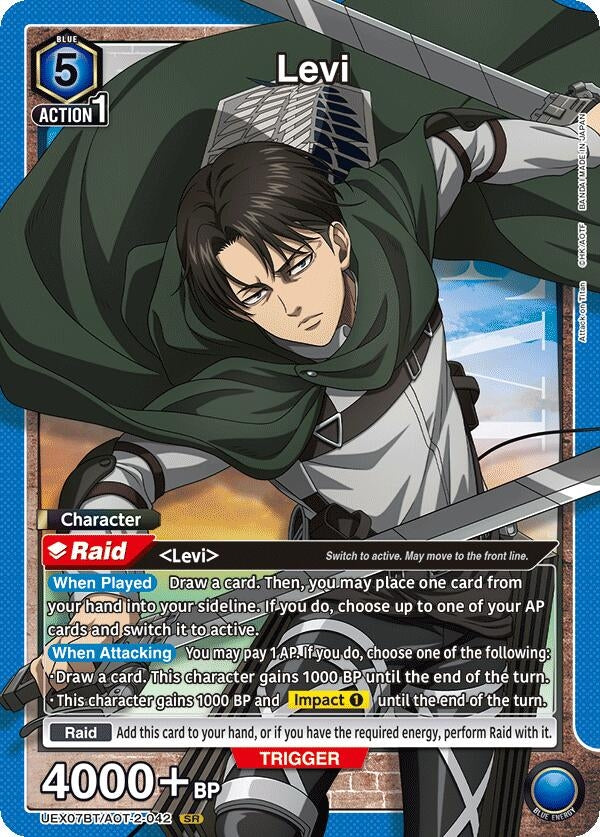 Image for Levi (042) (UEX07BT) (UEX07BT/AOT-2-042) - Union Arena