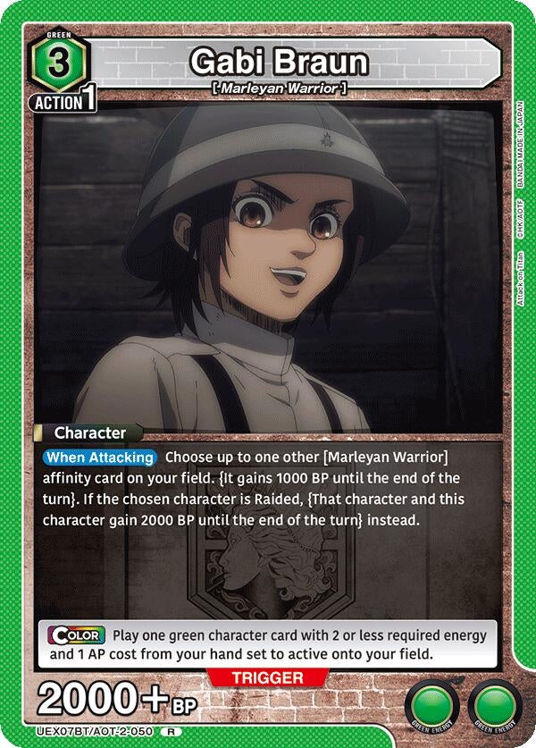 Image for Gabi Braun (050) (UEX07BT) (UEX07BT/AOT-2-050) - Union Arena