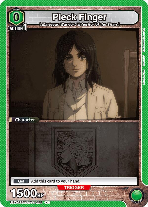 Image for Pieck Finger (054) (UEX07BT) (UEX07BT/AOT-2-054) - Union Arena