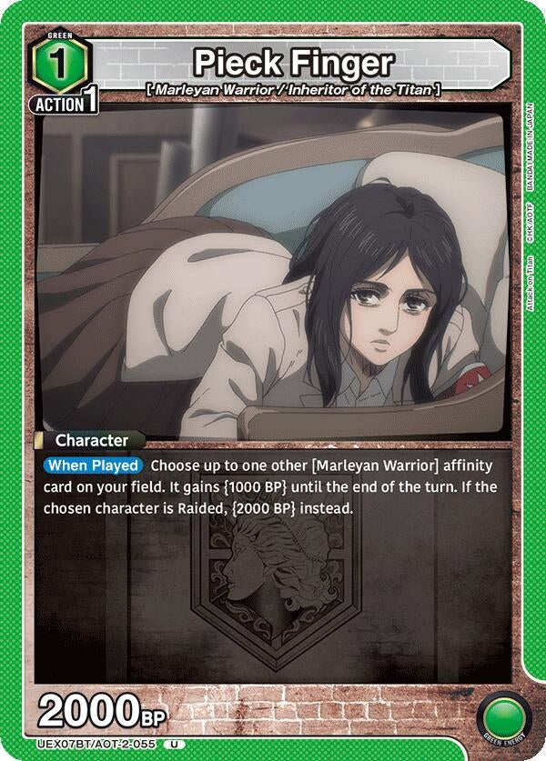 Image for Pieck Finger (055) (UEX07BT) (UEX07BT/AOT-2-055) - Union Arena
