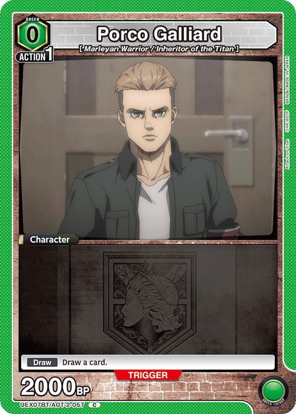 Image for Porco Galliard (UEX07BT) (UEX07BT/AOT-2-057) - Union Arena