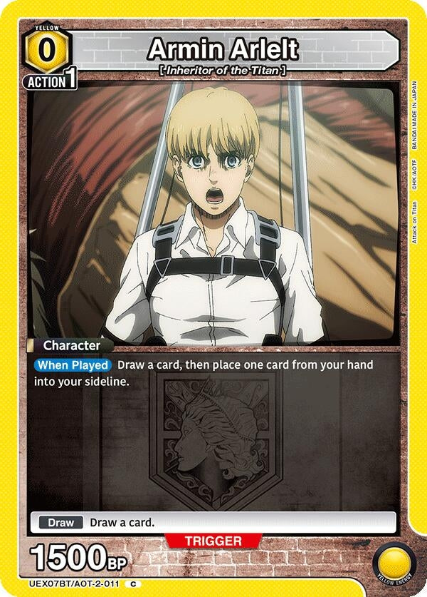 Image for Armin Arlelt (011) (Box Topper Foil) (UEX07BT) (UEX07BT/AOT-2-011) - Union Arena