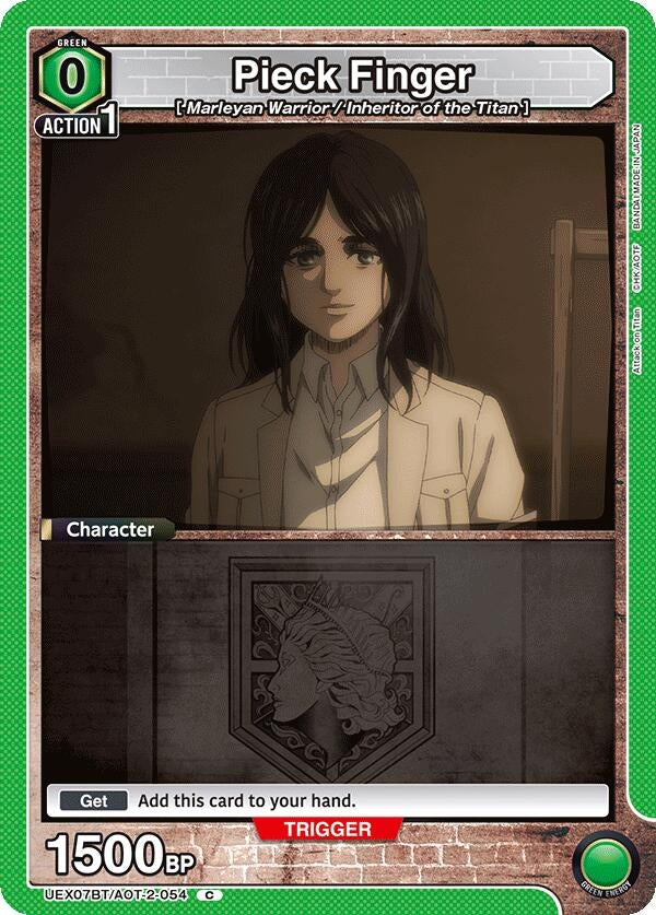Image for Pieck Finger (054) (Box Topper Foil) (UEX07BT) (UEX07BT/AOT-2-054) - Union Arena