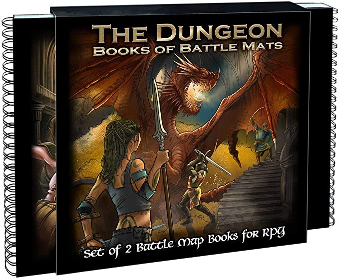 Battle Mats: The Dungeon - Book of Battle Mats