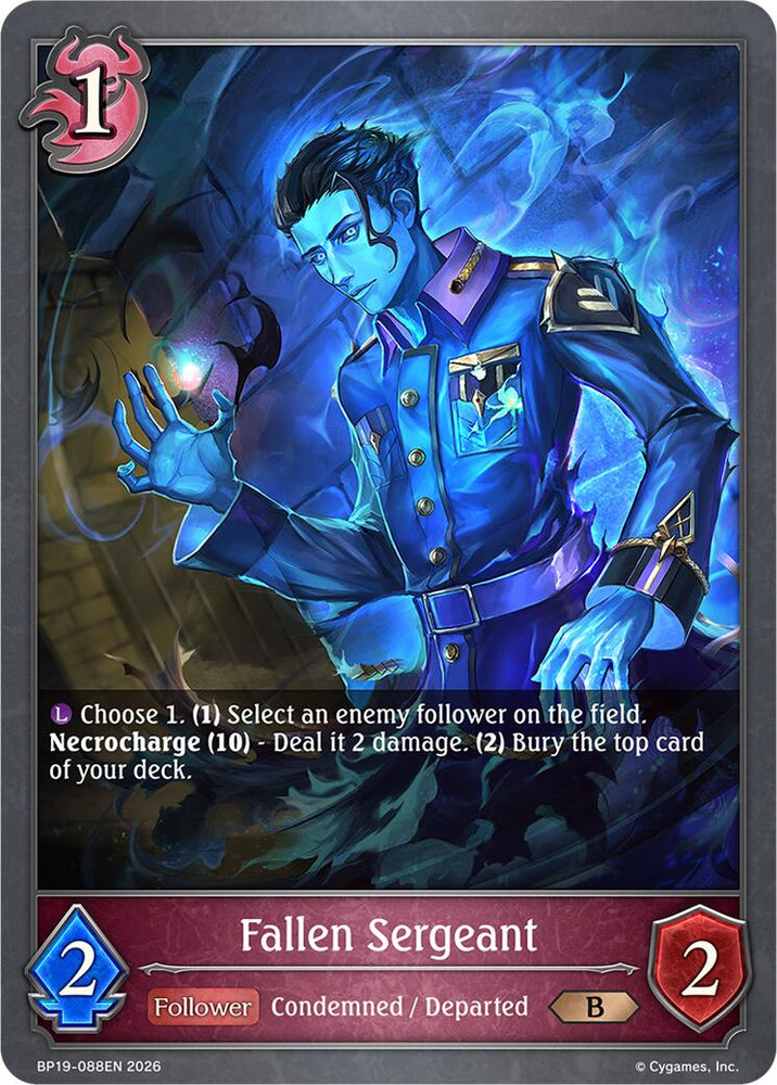 Fallen Sergeant (BP19-088EN) [Eightfold Retribution]