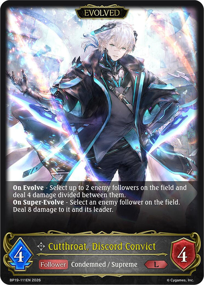 Cutthroat, Discord Convict (Evolved) (BP19-111EN) [Eightfold Retribution]