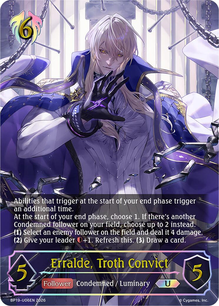 Erralde, Troth Convict - U06EN (Foil) (BP19-U06EN) [Eightfold Retribution]