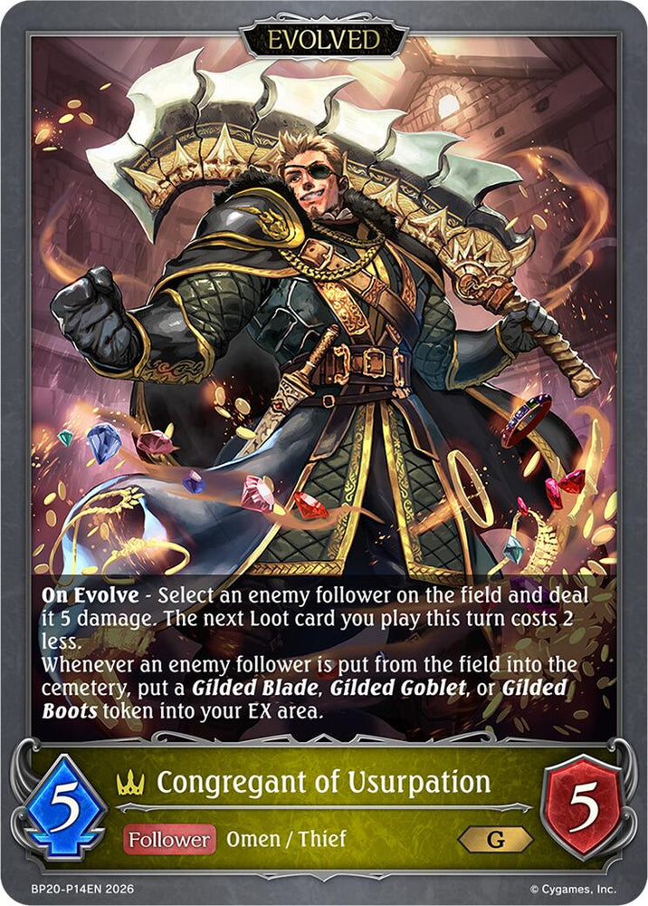 Congregant of Usurpation (Evolved) - P14EN (Foil) (BP20-P14EN) [Omens and Heirs]