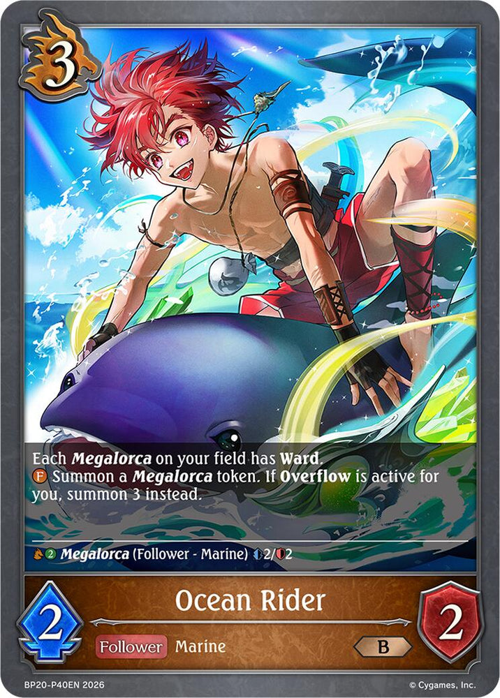 Ocean Rider - P40EN (Foil) (BP20-P40EN) [Omens and Heirs]