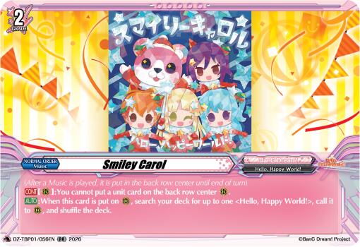 Smiley Carol (DZ-TBP01/056EN) [BanG Dream! Girls Band Party!]