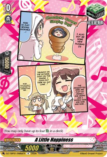 A Little Happiness (A) (DZ-TBP01/098aEN) [BanG Dream! Girls Band Party!]