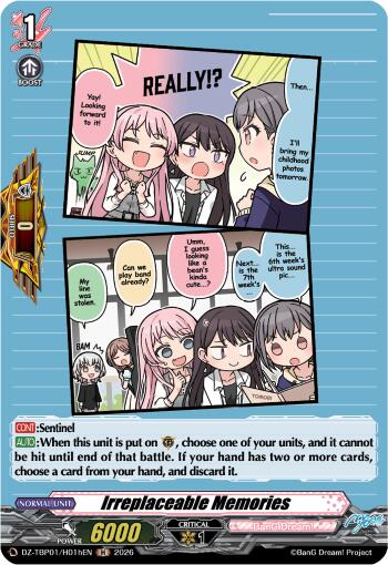 Irreplaceable Memories (H) (Holo Rare) (DZ-TBP01/H01hEN) [BanG Dream! Girls Band Party!]