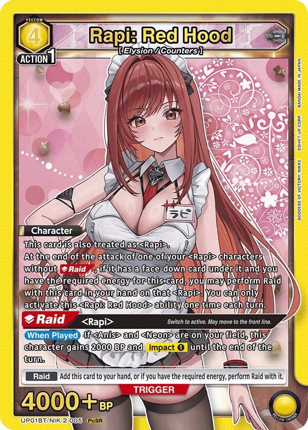 Image for Rapi: Red Hood (UP01BT) (UP01BT/NIK-2-005) - Union Arena