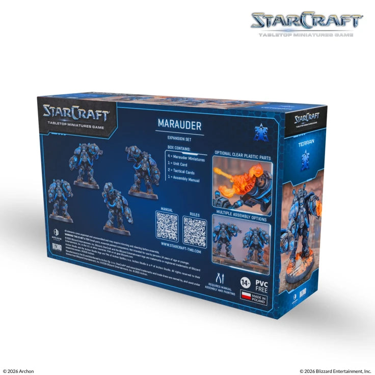 Starcraft Tabletop Miniatures Game - Terran: Marauder Expansion Set