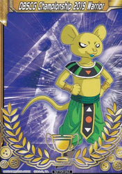 DBSCG Championship 2019 Warrior (Merit Card) - Universe 4 "Quitela" (4) [Tournament Promotion Cards]