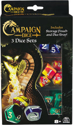 Campaign Dice - Sealed, box is worn, lots of scratches