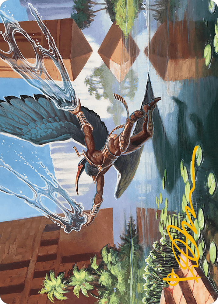 nadu mtg card Nadu Winged Wisdom Altered Art MTG MH3 Commander cEDH Custom Borderless Version