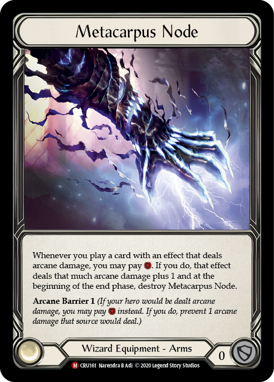 Metacarpus Node [CRU161] (Crucible of War) 1st Edition Cold Foil
