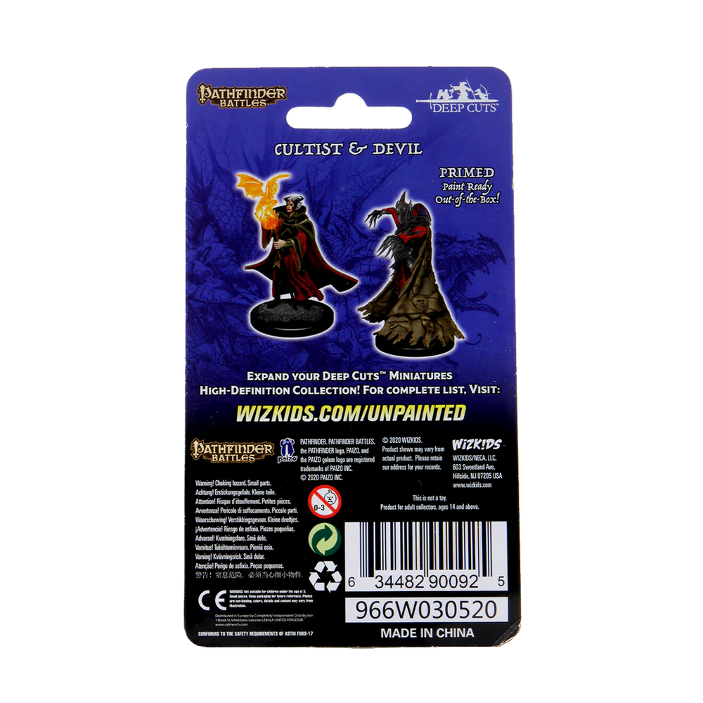 Pathfinder Cultist and Devil