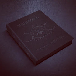 Nightfell Tome of Shadows Deluxe Hardback (GM Screen, Character Sheets, and Cardboard Standees Included!)