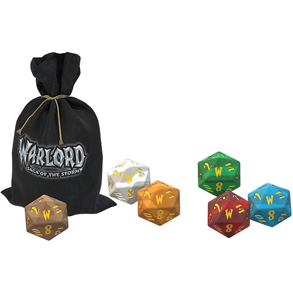 Warlord: Saga of the Storm - Dice Set and Bag