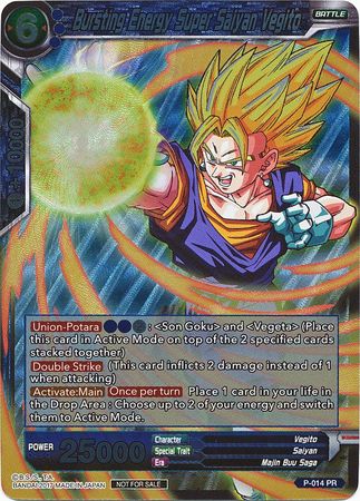 Bursting Energy Super Saiyan Vegito (P-014) [Promotion Cards]