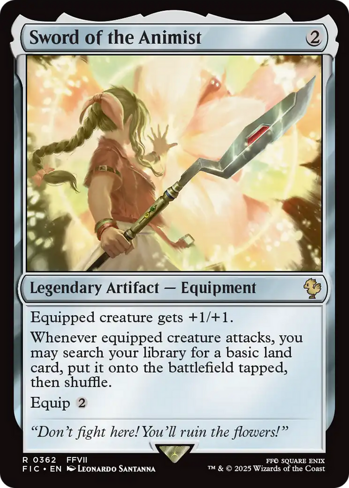 Sword of the Animist [FINAL FANTASY Commander]