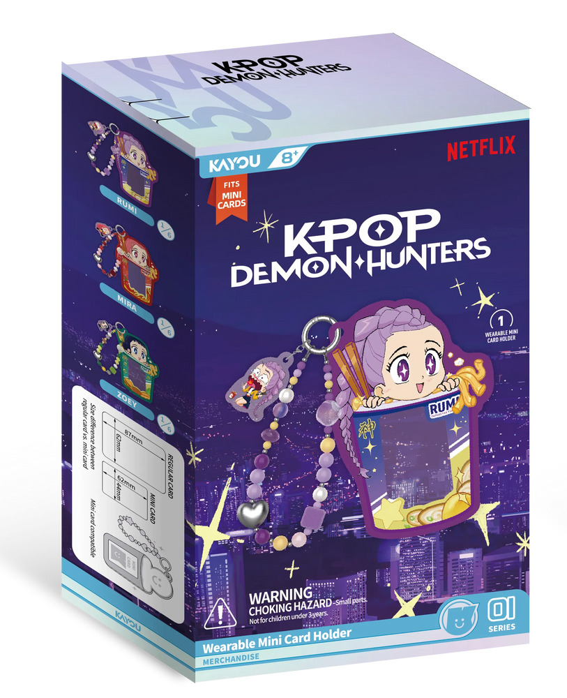 KPop Demon Hunters- Mini Card Sleeve - Beaded
