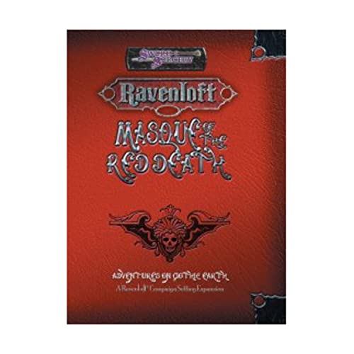 (Used) Masque of the Red Death (d20 3.5 Fantasy Roleplaying, Ravenloft Campaign) - Hardcover