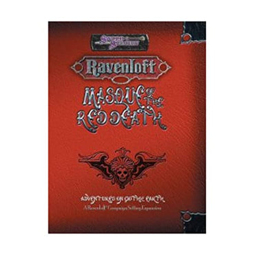 (Used) Masque of the Red Death (d20 3.5 Fantasy Roleplaying, Ravenloft Campaign) - Hardcover