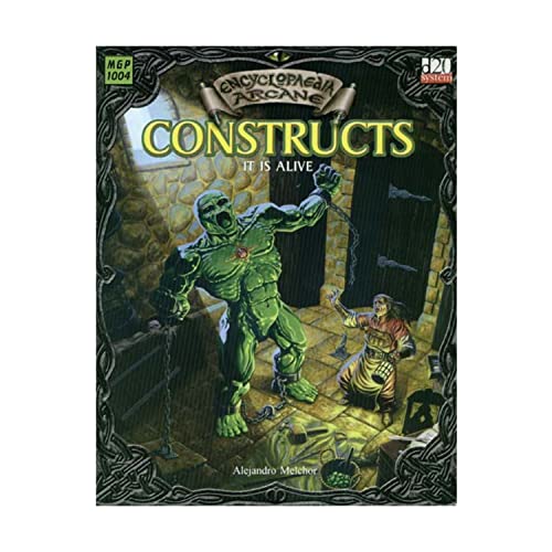 Encyclopaedia Arcane Constructs It Is Alive (Slight cover wear, otherwise good condition)