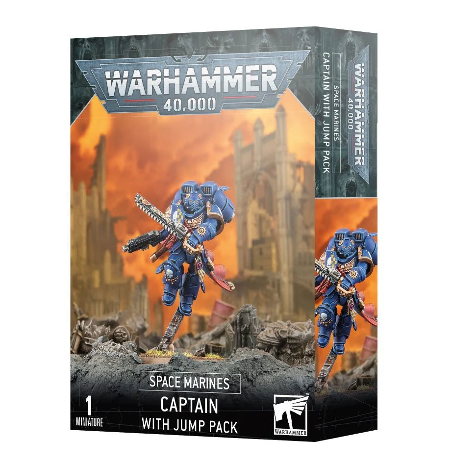 Warhammer Space Marines - Captain with Jump Pack