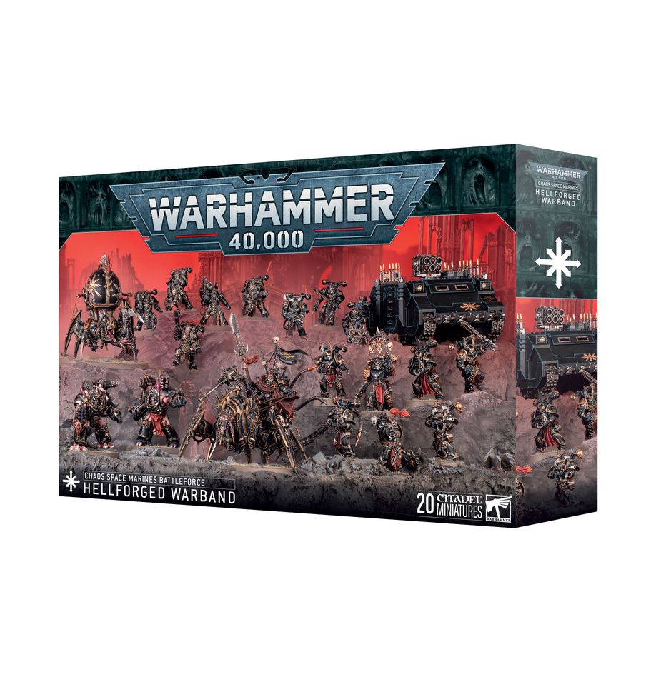 Chaos Space Marines Battleforce - Hellforged Warband
