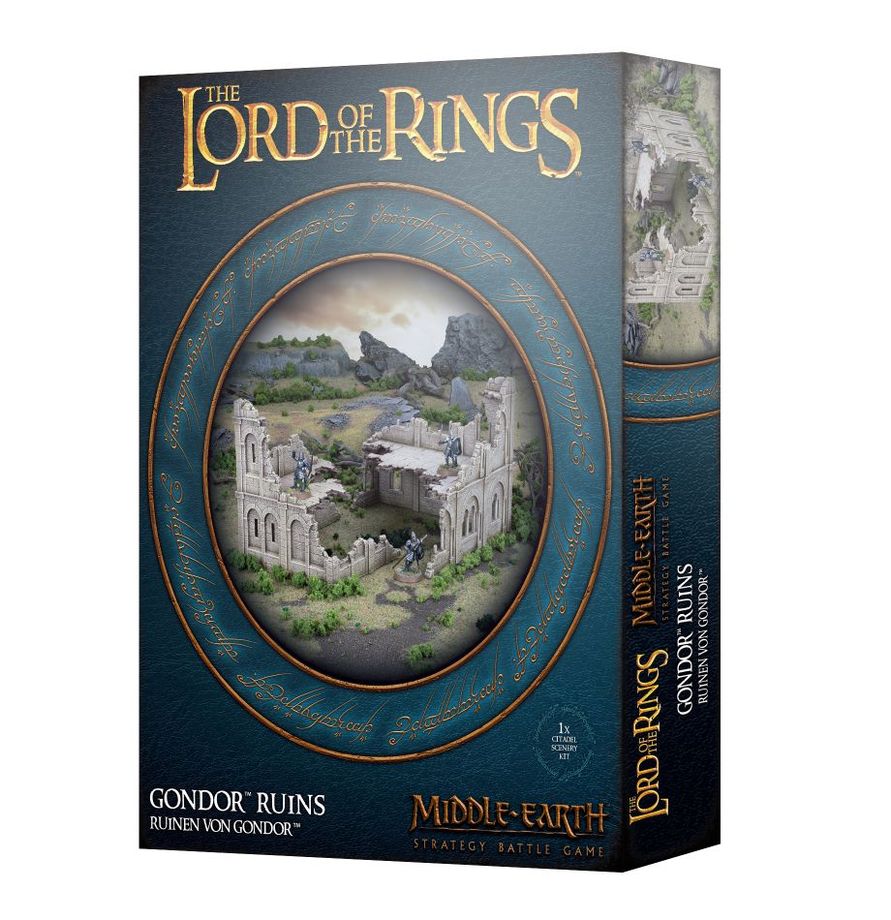 Lord of the Rings Middle Earth Strategy Battle Game Terrain - Gondor Ruins