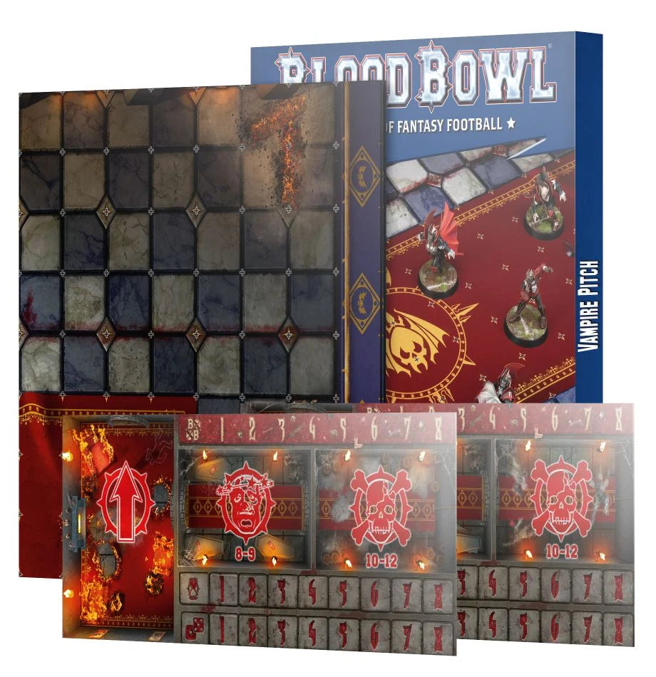 Blood Bowl: Vampire Team Pitch and Dugouts