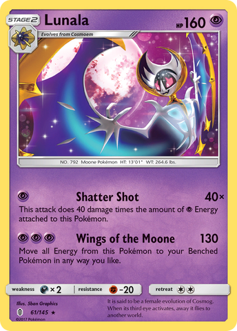 Lunala (61/145) [Sun & Moon: Guardians Rising]