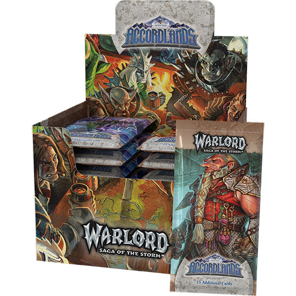 Warlord: Saga of the Storm - Into the Accordlands Booster Display