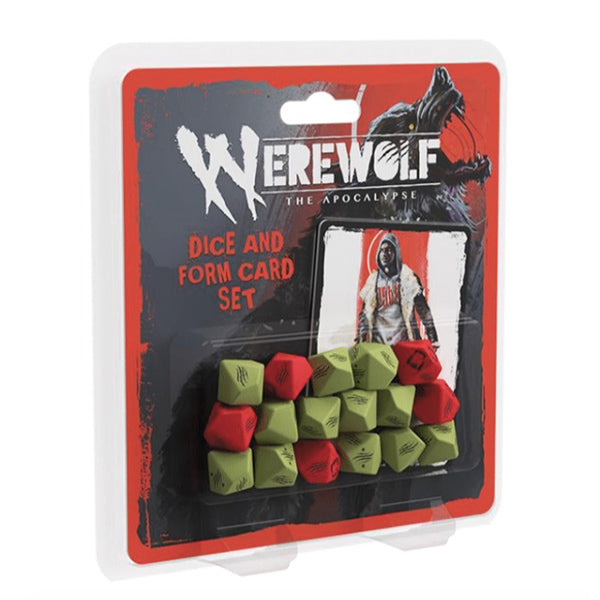 Werewolf the Apocalypse Dice and Form Card Set