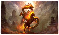 Fire Horse 2026 Playmat and Tube by Dragon Shield
