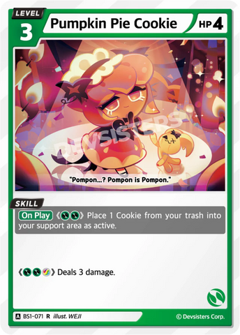 Pumpkin Pie Cookie (BS1-071) R [Brave Beginning]