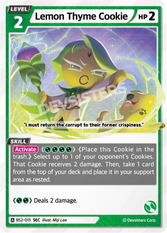 Lemon Thyme Cookie (BS2-015) SEC [Brave Beginning]