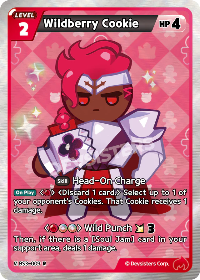 Wildberry Cookie (BS3-009) R [Age of Heroes and Kingdoms] *MAY HAVE VISIBLE PRINT LINES*