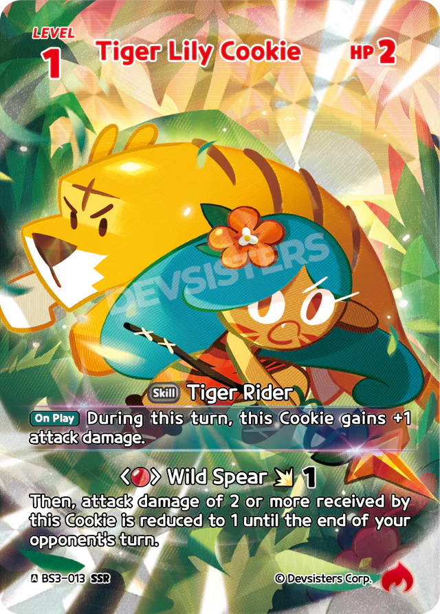Tiger Lily Cookie (BS3-013) SSR [Age of Heroes and Kingdoms]