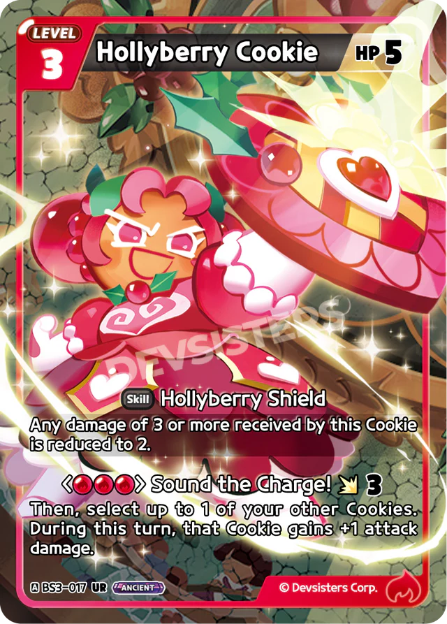 Hollyberry Cookie (BS3.-017) UR [Age of Heroes and Kingdoms]
