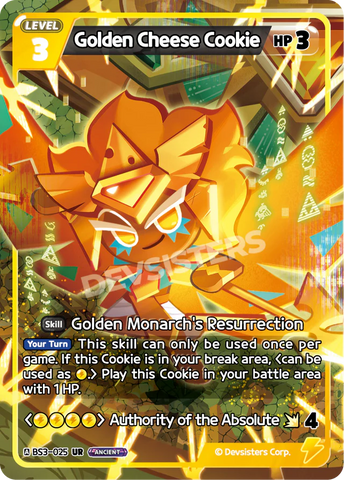 Golden Cheese Cookie (BS3-025) UR [Age of Heroes and Kingdoms]