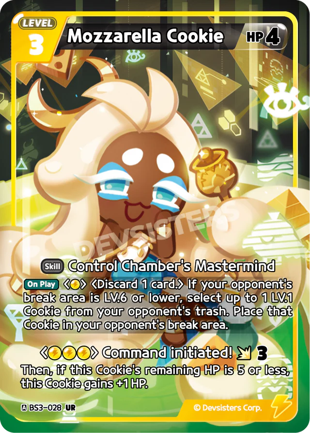 Mozzarella Cookie (BS3-028) UR [Age of Heroes and Kingdoms]